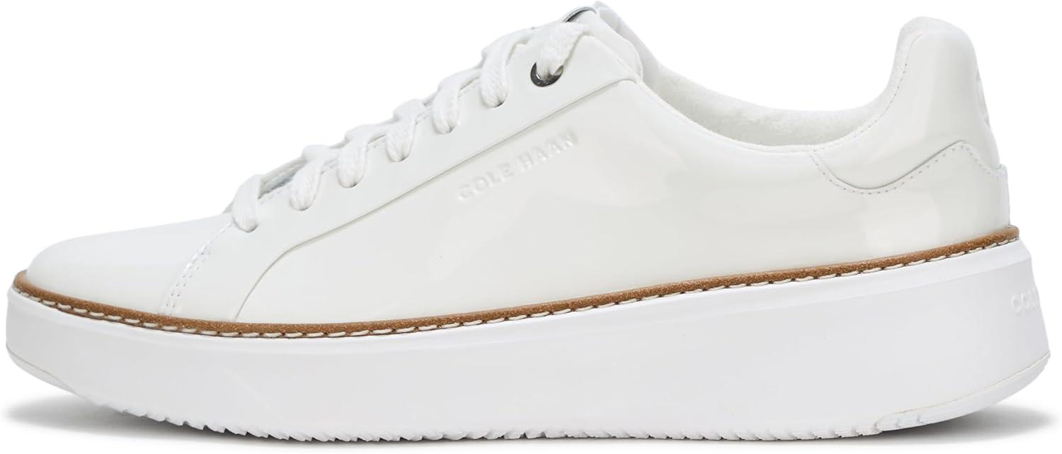 image:imageCole Haan Womens Grandpro Topspin SneakersWhite PatentWhite