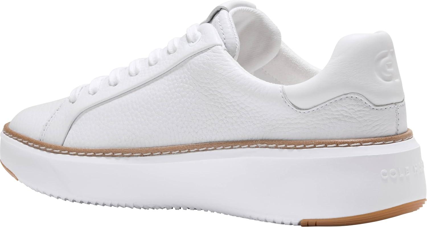 image:imageCole Haan Womens Grandpro Topspin SneakersWhite Waterproof Leather