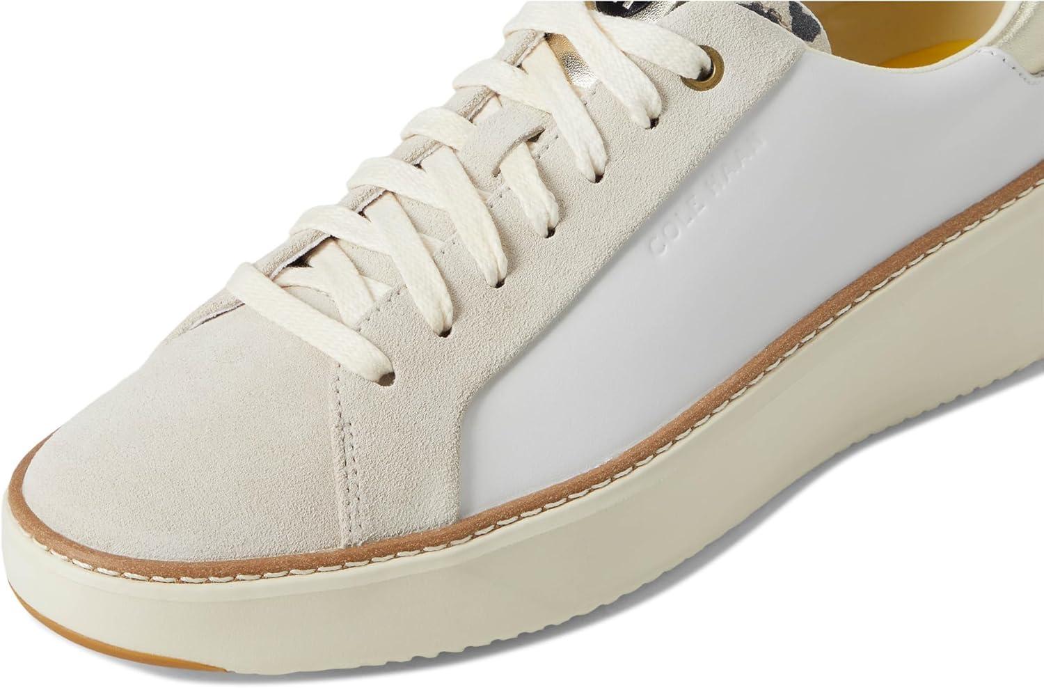 image:imageCole Haan Womens Grandpro Topspin SneakersWhiteLeopard Print