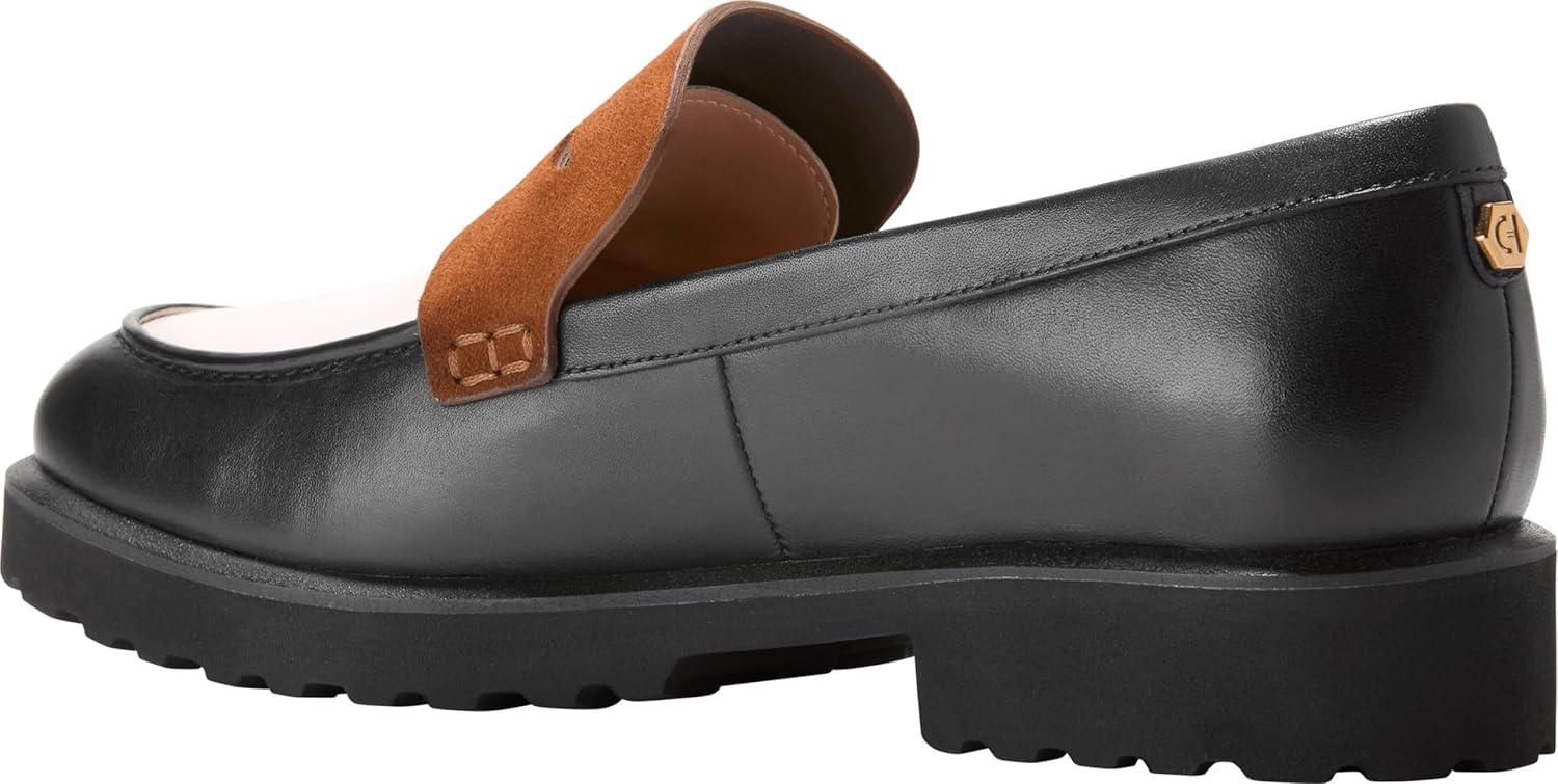 image:imageCole Haan Womens GwendolynBlack LtrIvory LtrCh Tobacco Suede