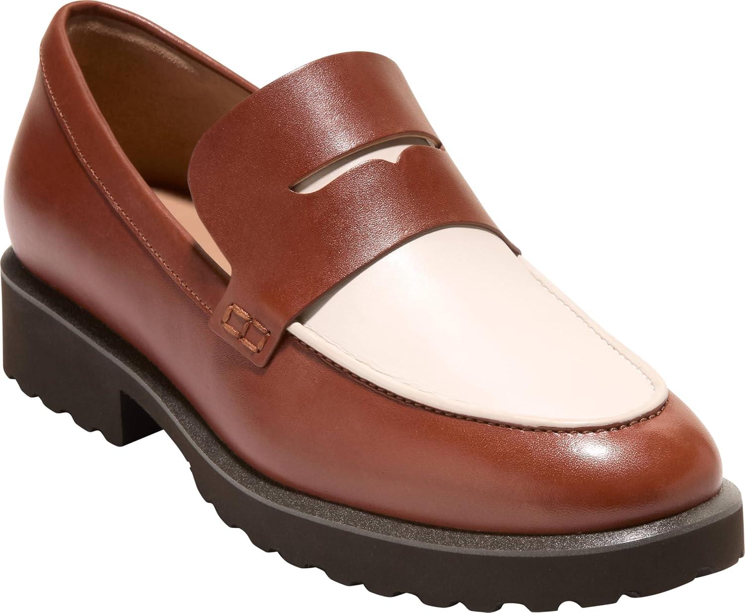 image:imageCole Haan Womens GwendolynDk CuoioIvory Leather