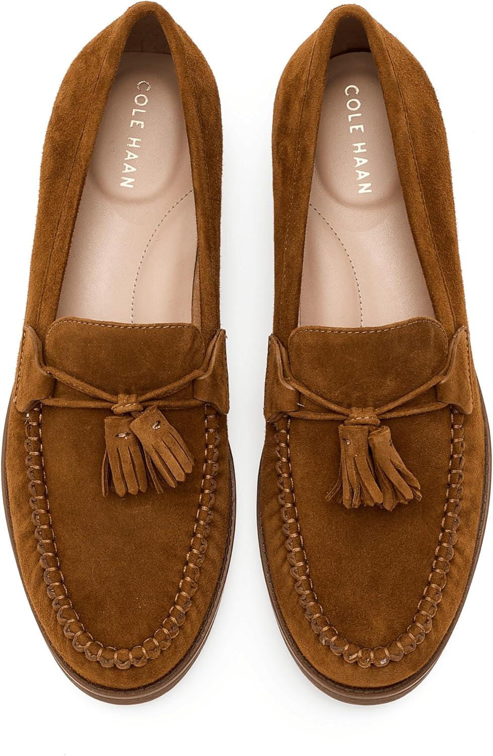 image:imageCole Haan Womens Stassi Soft TasselTobacco Suede