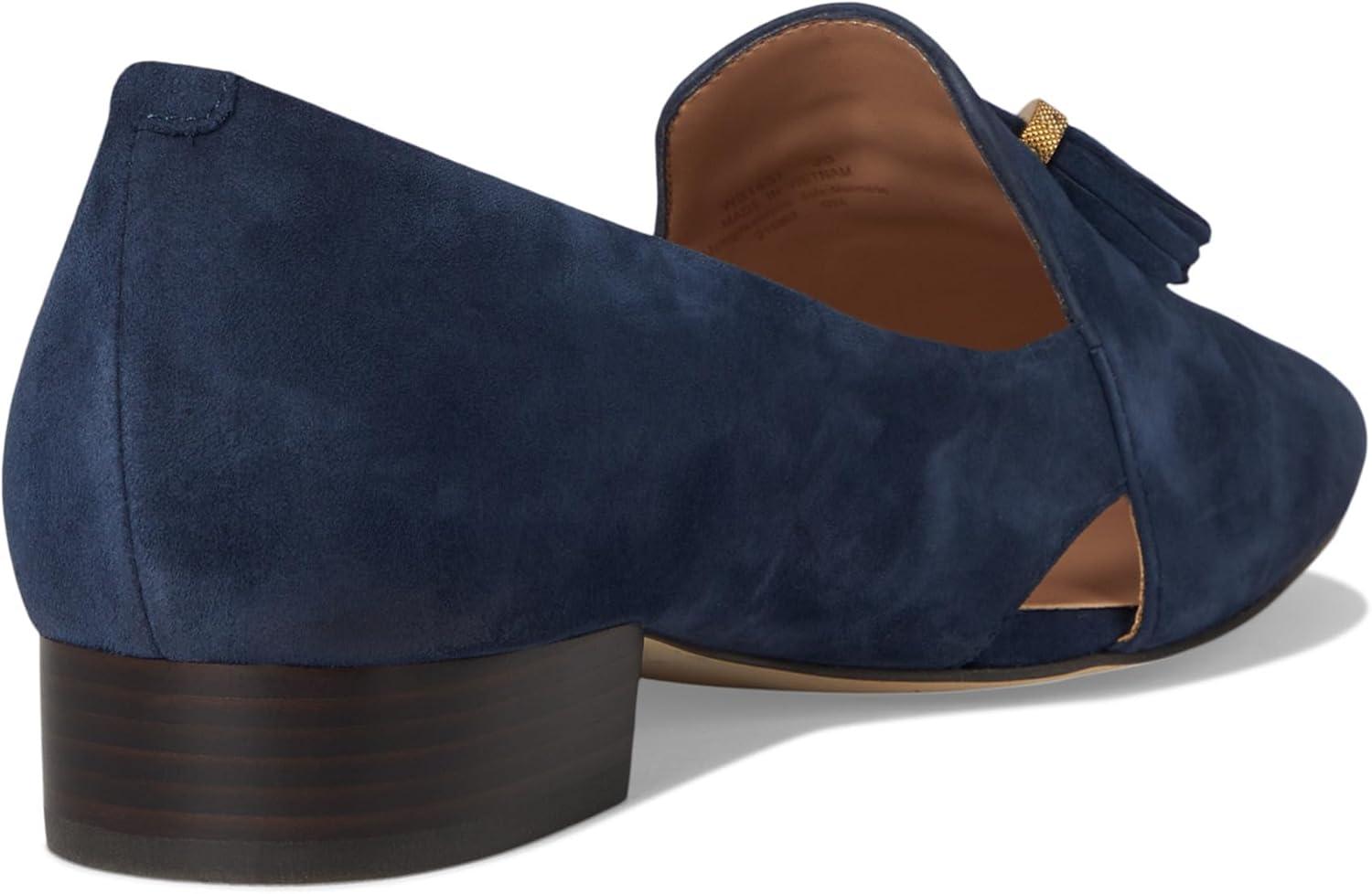 image:imageCole Haan Womens Vaya TasselNavy Blazer Suede