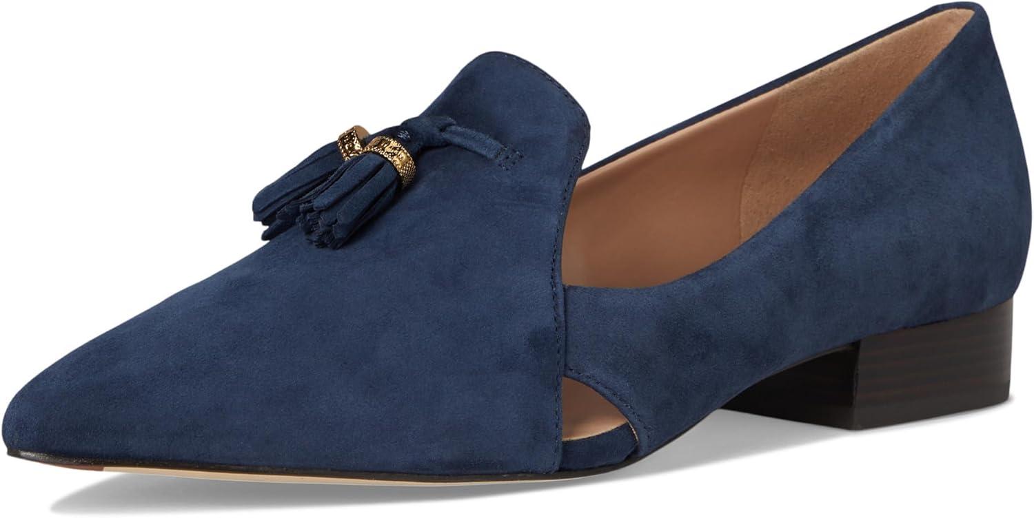 image:imageCole Haan Womens Vaya TasselNavy Blazer Suede