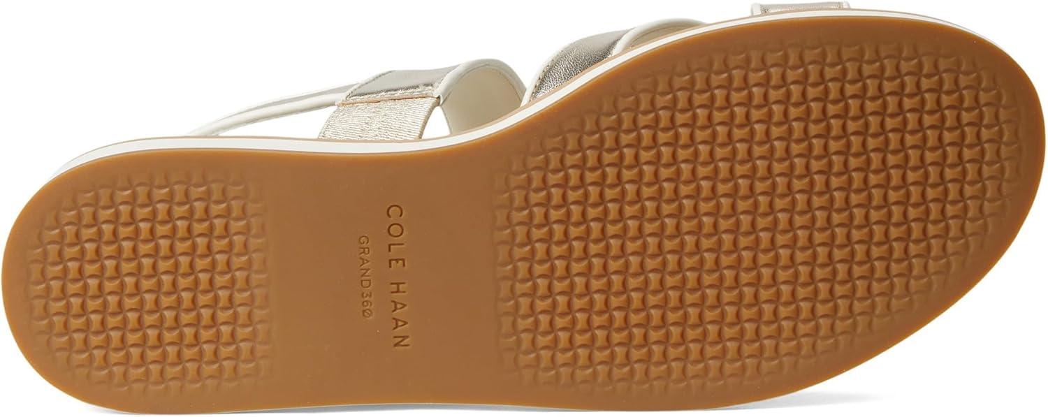 image:imageCole Haan womens Mirabelle Crisscross SandalsSoft Gold TalcaIvory