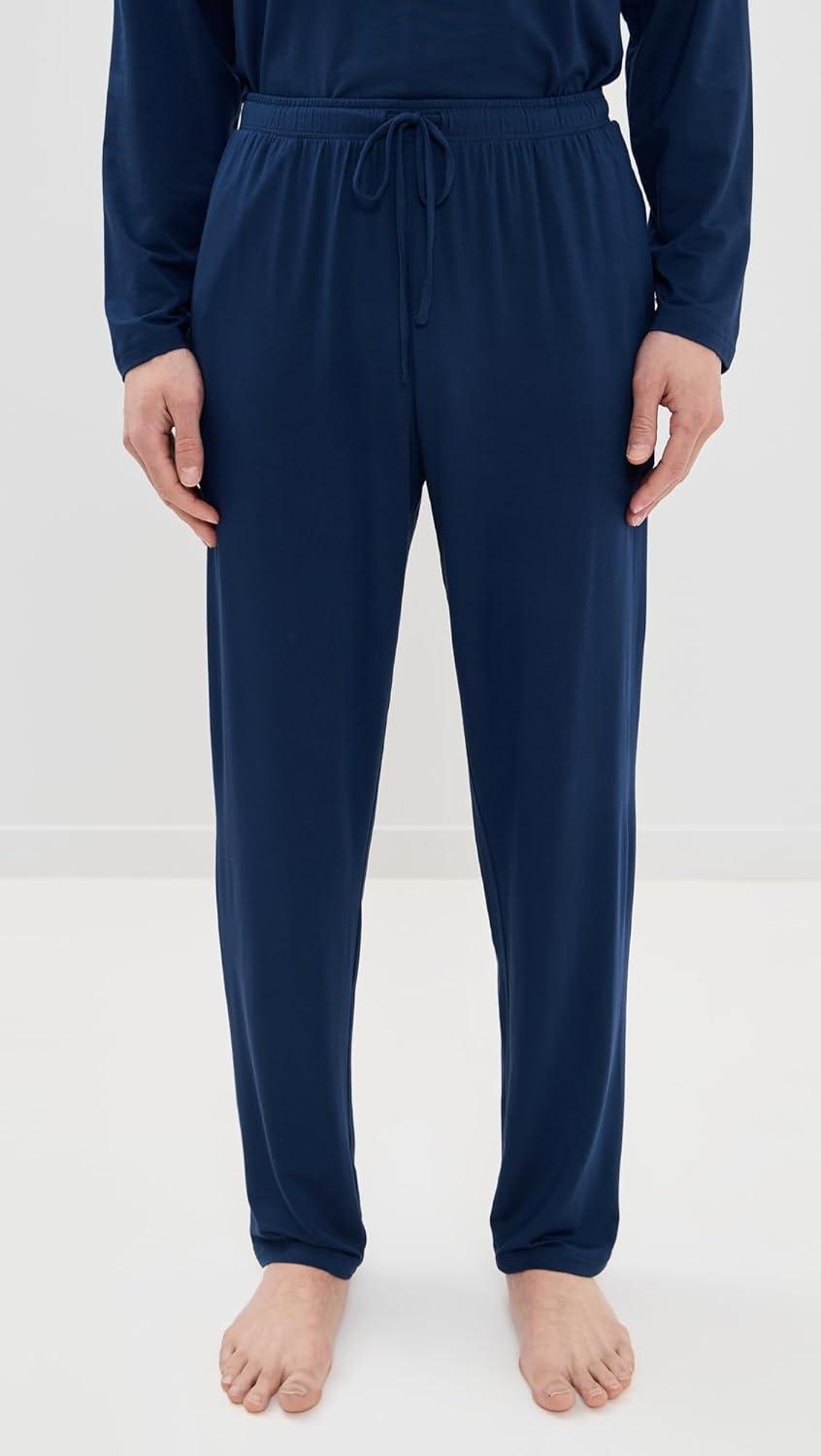 image:imageEberjey Henry Mens Jersey Modal PJ SetNavy