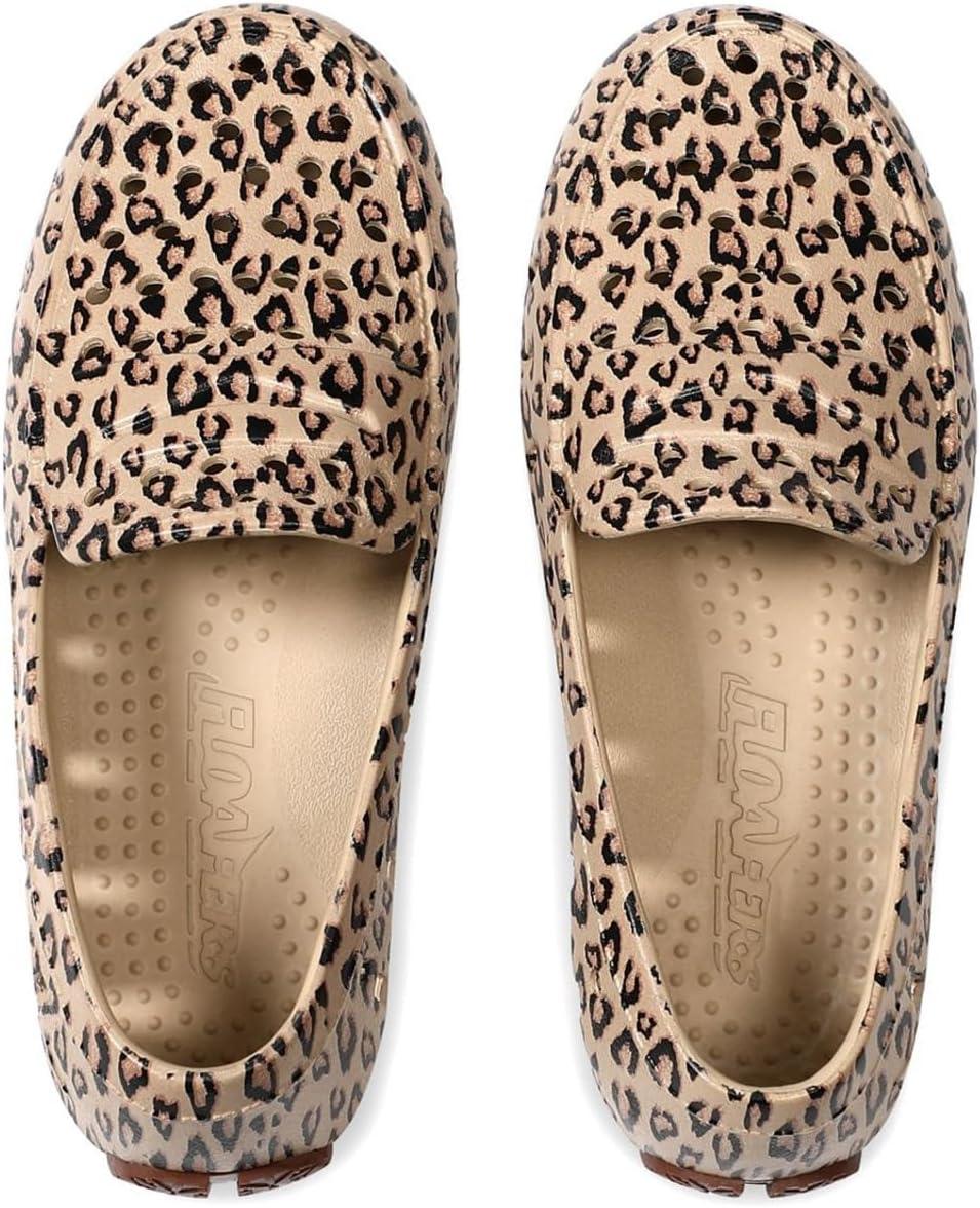 image:imageFloafers Girls Prodigy Driver Animal Print ToddlerLittle KidBig KidCheetahChocolate