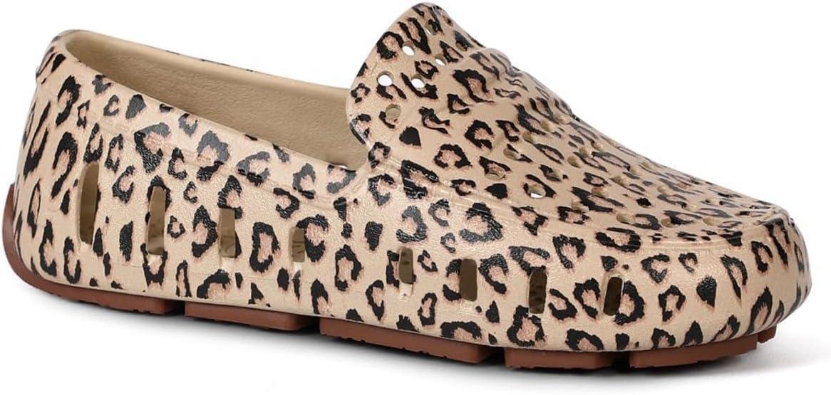 image:imageFloafers Girls Prodigy Driver Animal Print ToddlerLittle KidBig KidCheetahChocolate