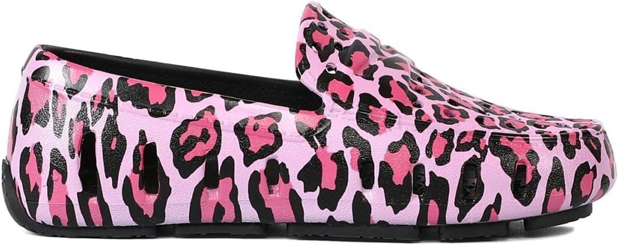 image:imageFloafers Girls Prodigy Driver Animal Print ToddlerLittle KidBig KidPink CheetahChocolate