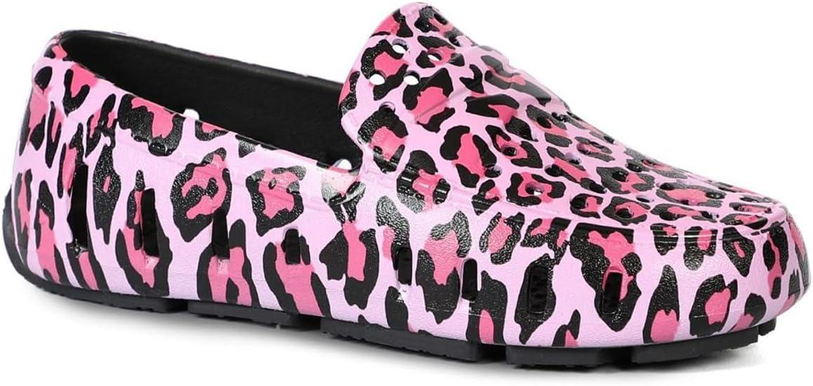 image:imageFloafers Girls Prodigy Driver Animal Print ToddlerLittle KidBig KidPink CheetahChocolate