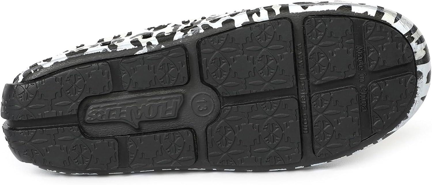 image:imageFloafers Girls Prodigy Driver Animal Print ToddlerLittle KidBig KidSnow LeopardBlack