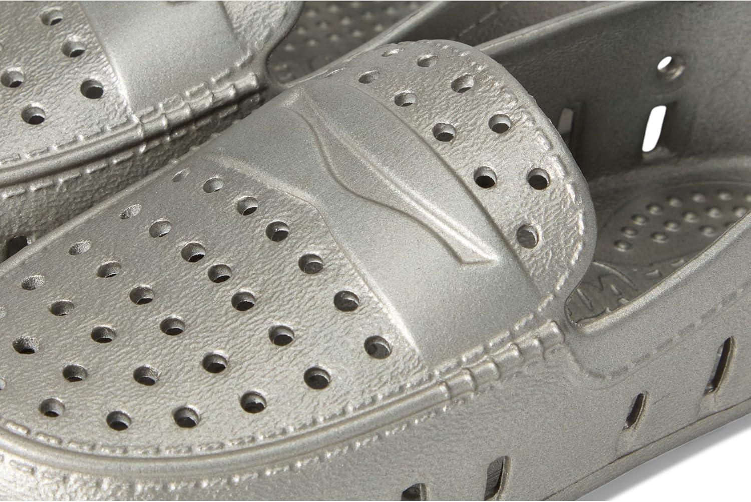 image:imageFloafers Girls Prodigy Driver Metallic ToddlerLittle KidBig KidPewterBlack