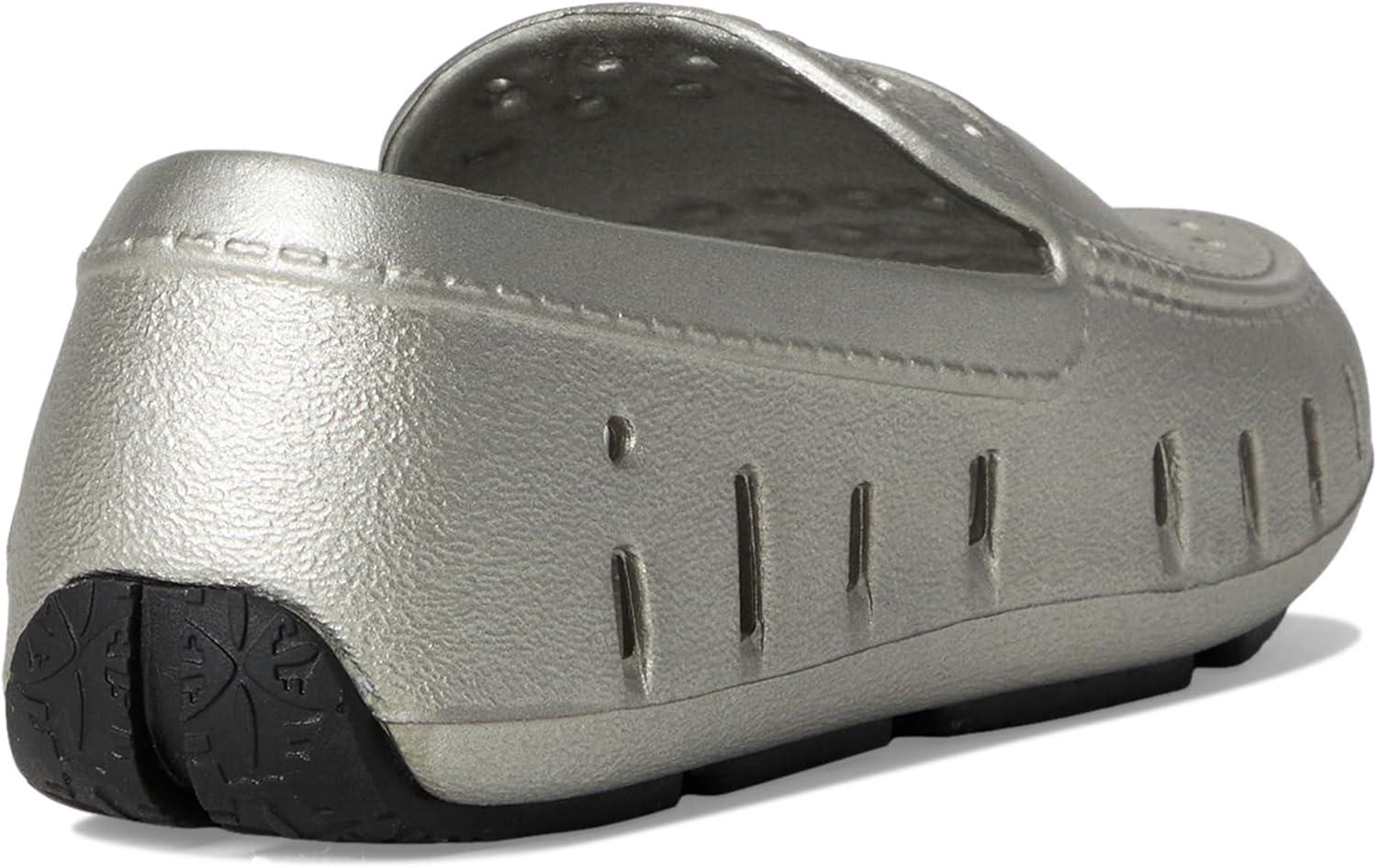 image:imageFloafers Girls Prodigy Driver Metallic ToddlerLittle KidBig KidPewterBlack