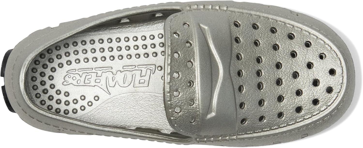 image:imageFloafers Girls Prodigy Driver Metallic ToddlerLittle KidBig KidPewterBlack