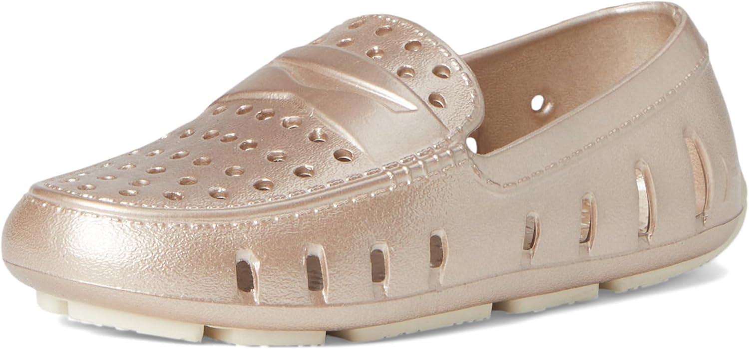 image:imageFloafers Girls Prodigy Driver Metallic ToddlerLittle KidBig KidRose GoldCream