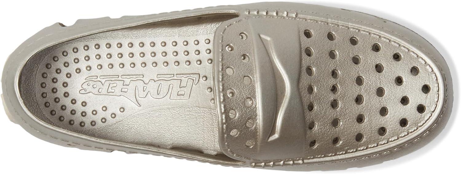image:imageFloafers Girls Prodigy Driver Metallic ToddlerLittle KidBig KidWhite GoldCream