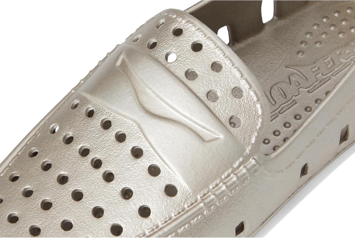 image:imageFloafers Girls Prodigy Driver Metallic ToddlerLittle KidBig KidWhite GoldCream