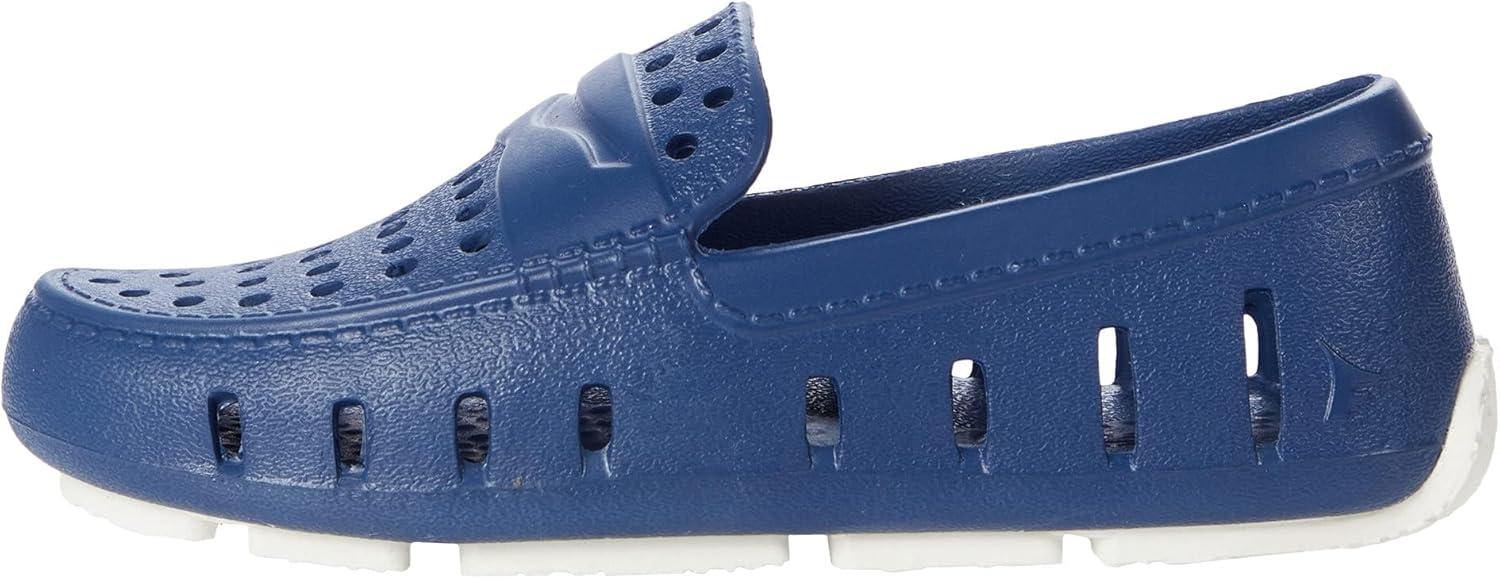 image:imageFloafers Girls Prodigy Driver ToddlerLittle KidBig KidNavy PeonyBright White