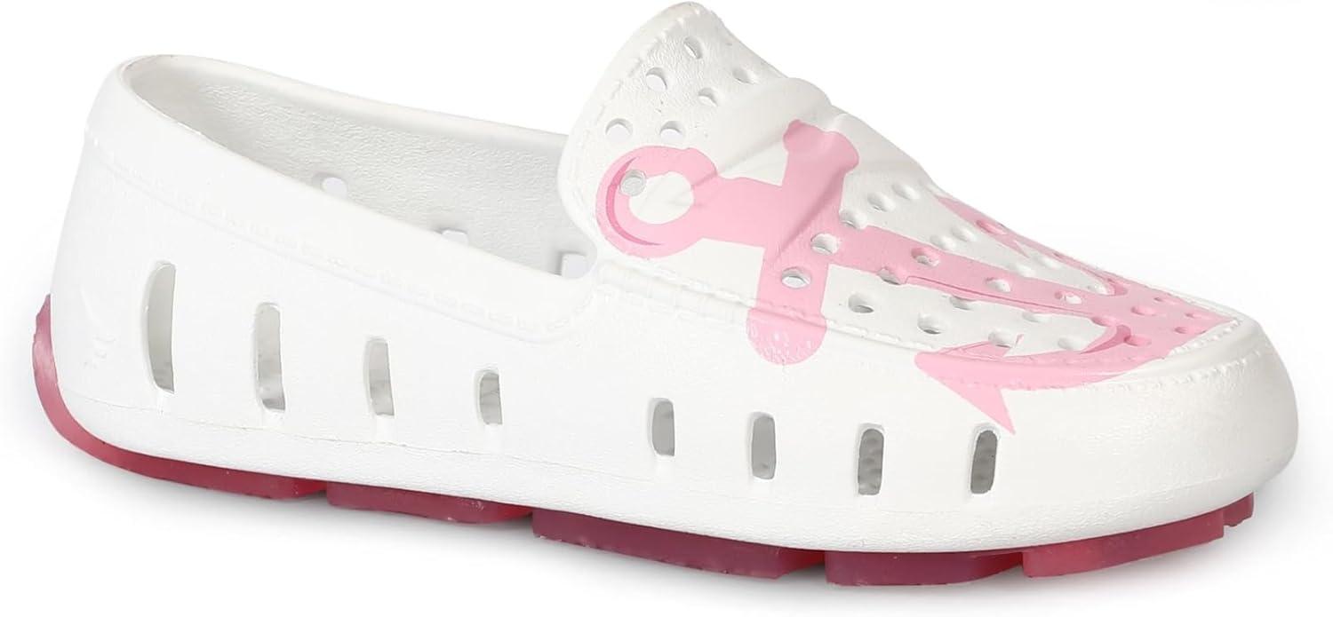 image:imageFloafers Girls Prodigy Driver ToddlerLittle KidBig KidWhiteRose Quartz Anchor
