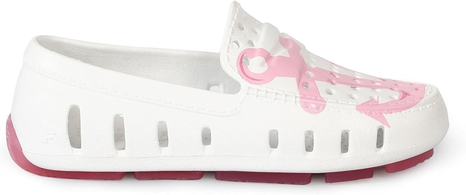 image:imageFloafers Girls Prodigy Driver ToddlerLittle KidBig KidWhiteRose Quartz Anchor