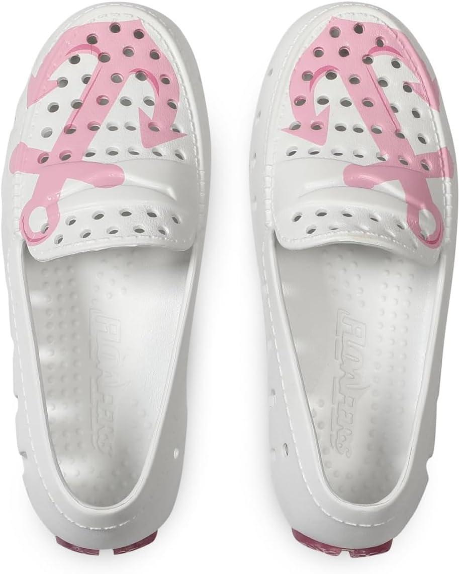 image:imageFloafers Girls Prodigy Driver ToddlerLittle KidBig KidWhiteRose Quartz Anchor
