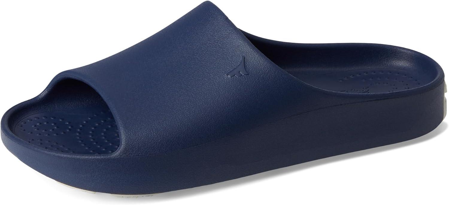image:imageFloafers UnisexAdult Lane 4 Sandal SlideNavy PeonyBright White