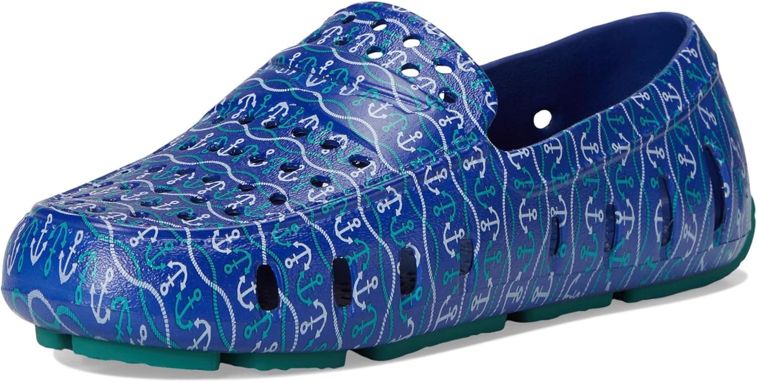 image:imageFloafers UnisexChild Prodigy Driver Print ToddlerLittle KidBig KidBlue Nautical AnchorTeal