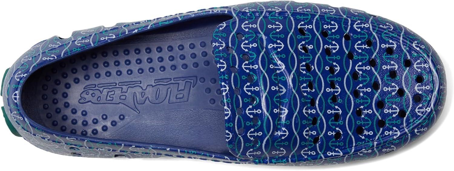 image:imageFloafers UnisexChild Prodigy Driver Print ToddlerLittle KidBig KidBlue Nautical AnchorTeal