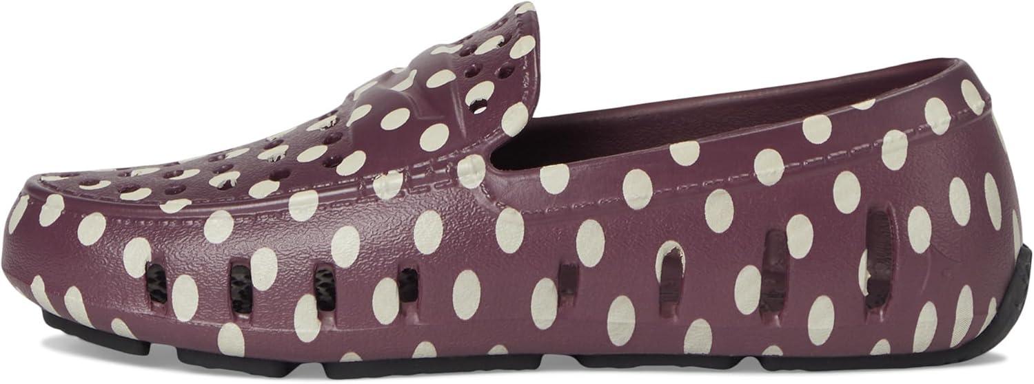 image:imageFloafers UnisexChild Prodigy Driver Print ToddlerLittle KidBig KidBurgundy DotsBlack