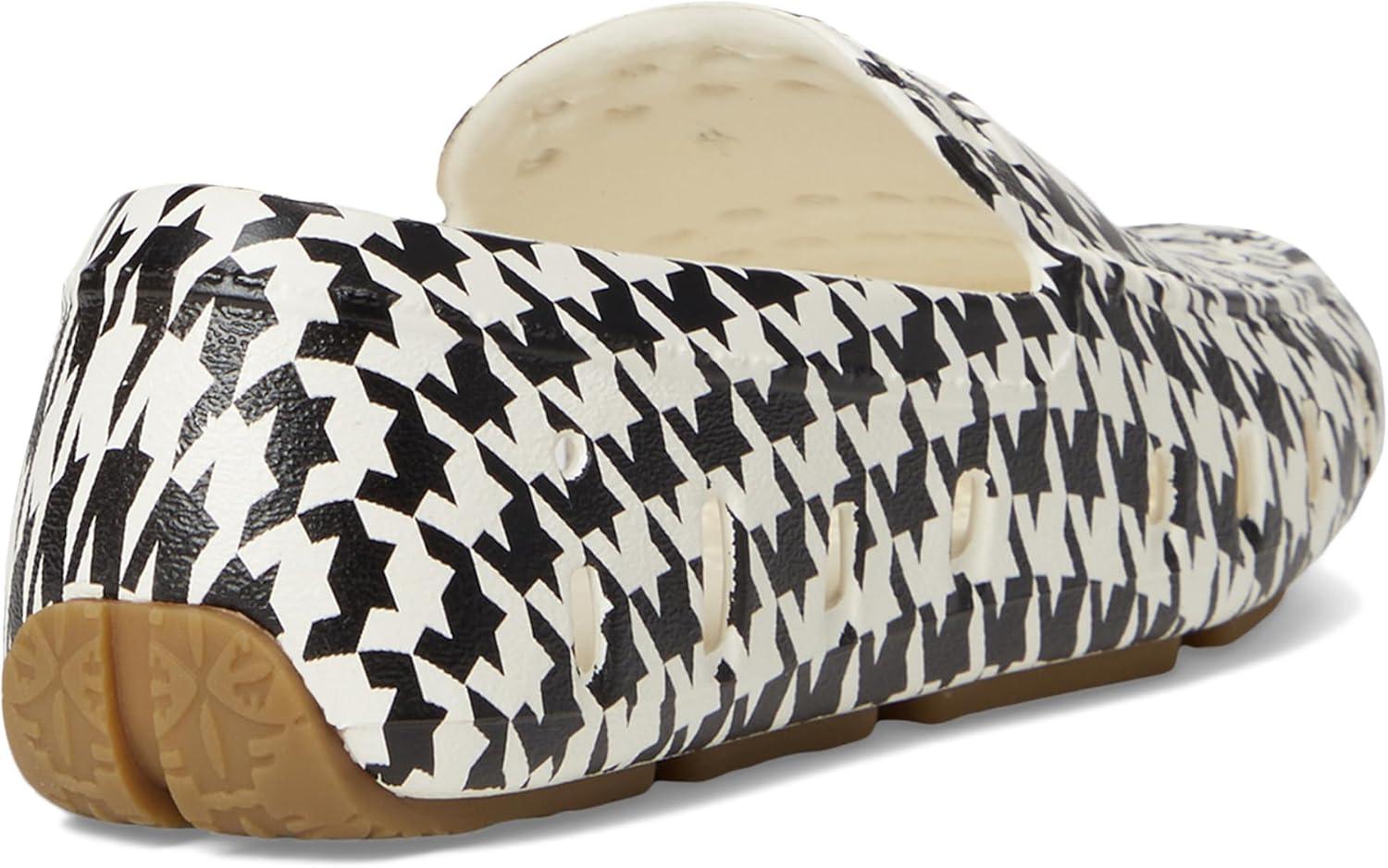 image:imageFloafers UnisexChild Prodigy Driver Print ToddlerLittle KidBig KidCream Black Houndstooth