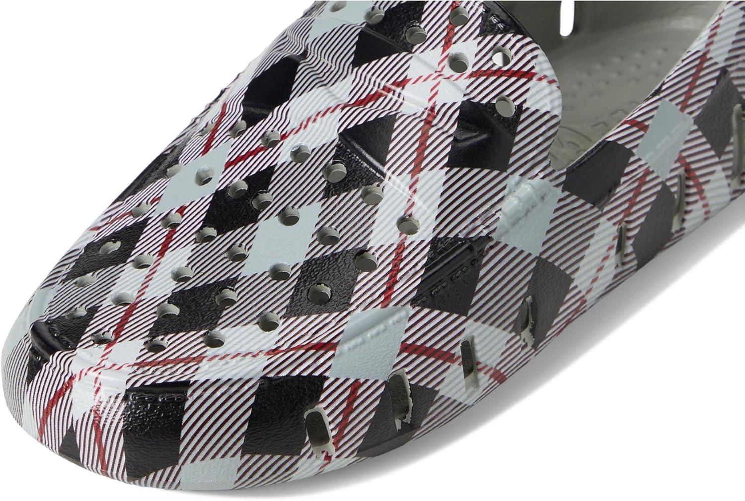 image:imageFloafers UnisexChild Prodigy Driver Print ToddlerLittle KidBig KidGrey Multi PlaidBlack