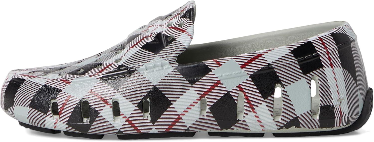 image:imageFloafers UnisexChild Prodigy Driver Print ToddlerLittle KidBig KidGrey Multi PlaidBlack