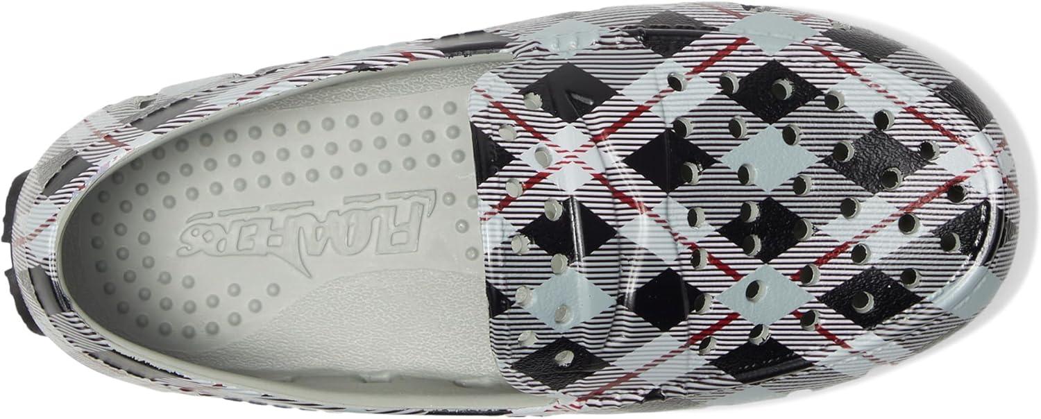 image:imageFloafers UnisexChild Prodigy Driver Print ToddlerLittle KidBig KidGrey Multi PlaidBlack