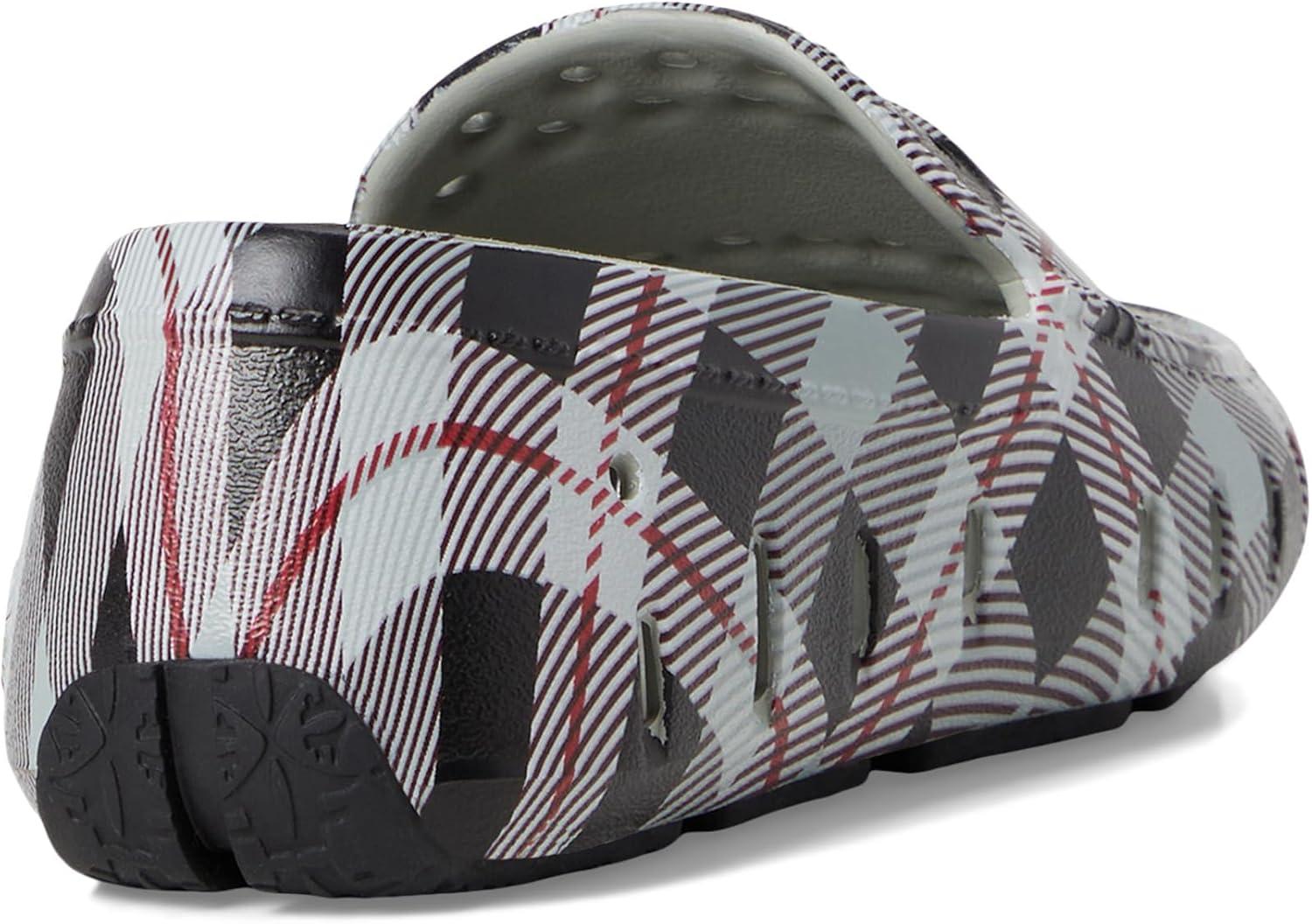 image:imageFloafers UnisexChild Prodigy Driver Print ToddlerLittle KidBig KidGrey Multi PlaidBlack