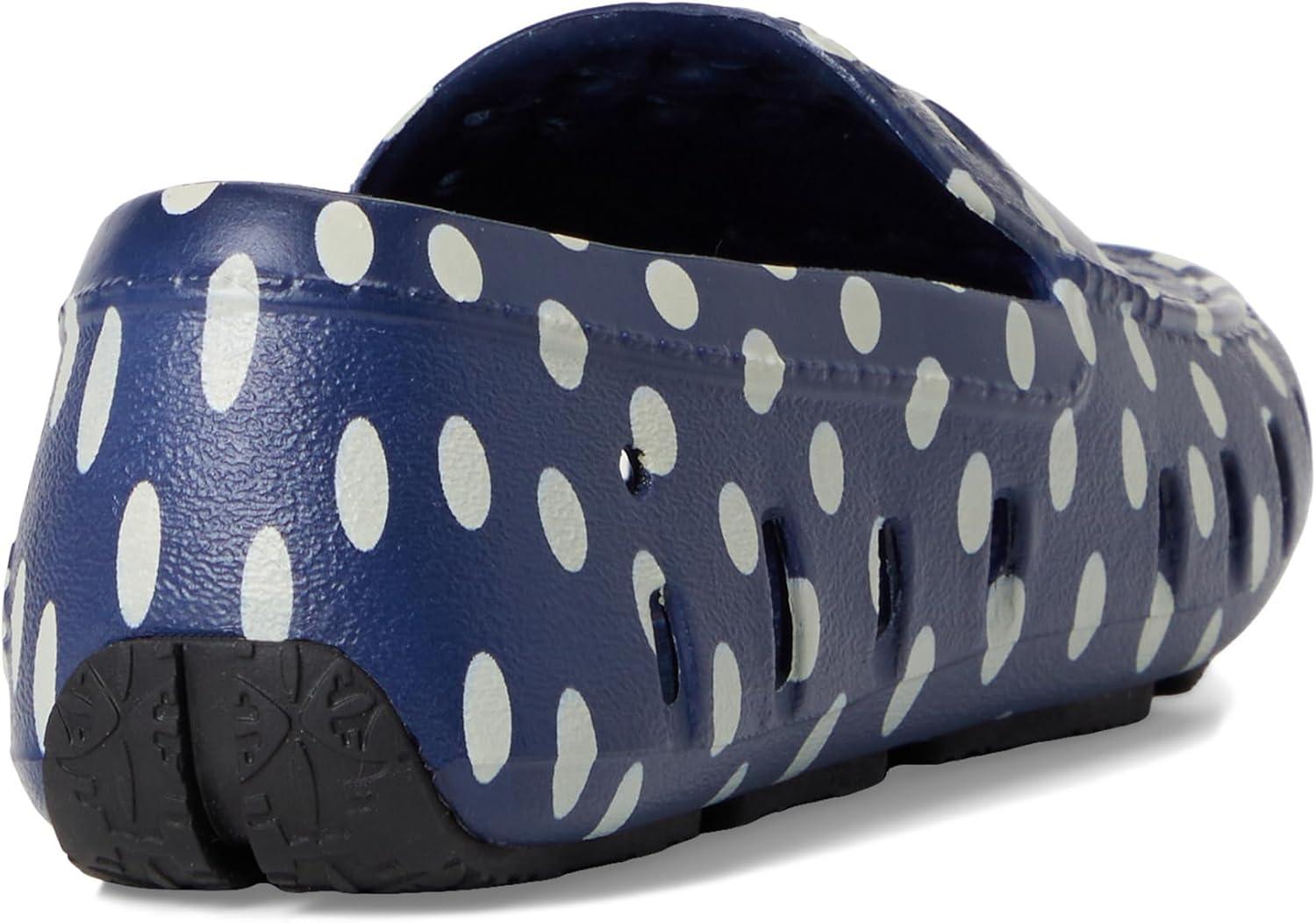 image:imageFloafers UnisexChild Prodigy Driver Print ToddlerLittle KidBig KidNavy DotsBlack