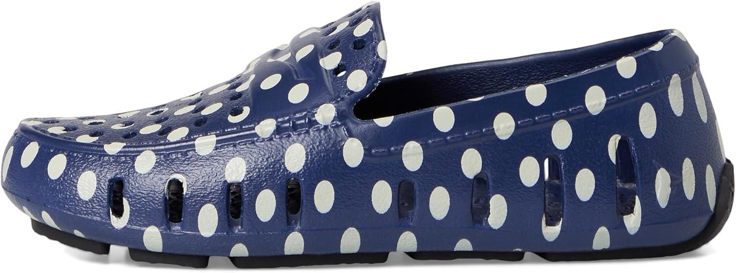 image:imageFloafers UnisexChild Prodigy Driver Print ToddlerLittle KidBig KidNavy DotsBlack
