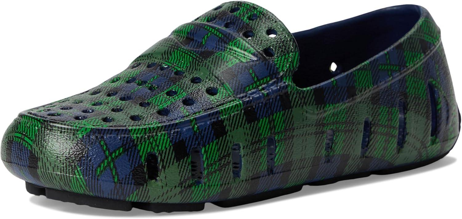 image:imageFloafers UnisexChild Prodigy Driver Print ToddlerLittle KidBig KidNavy Multi PlaidBlack