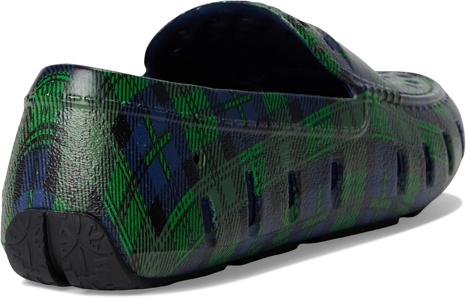image:imageFloafers UnisexChild Prodigy Driver Print ToddlerLittle KidBig KidNavy Multi PlaidBlack