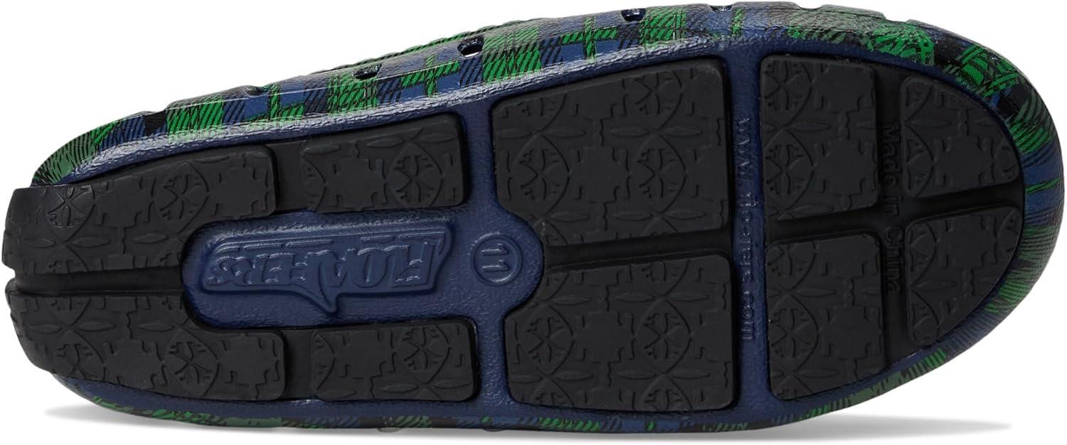 image:imageFloafers UnisexChild Prodigy Driver Print ToddlerLittle KidBig KidNavy Multi PlaidBlack