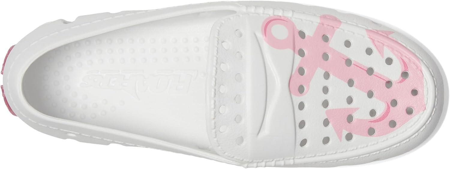 image:imageFloafers UnisexChild Prodigy Driver Print ToddlerLittle KidBig KidWhiteRose Quartz Anchor