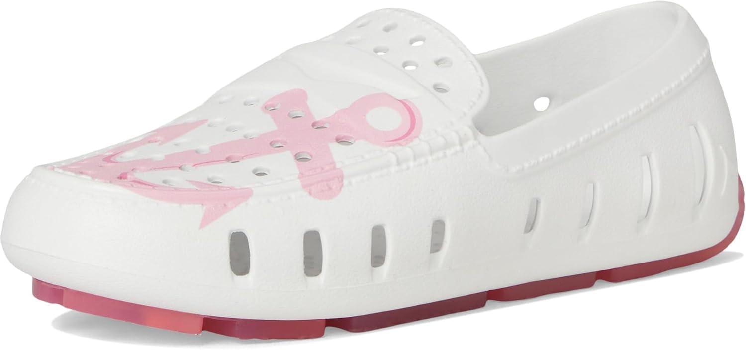image:imageFloafers UnisexChild Prodigy Driver Print ToddlerLittle KidBig KidWhiteRose Quartz Anchor