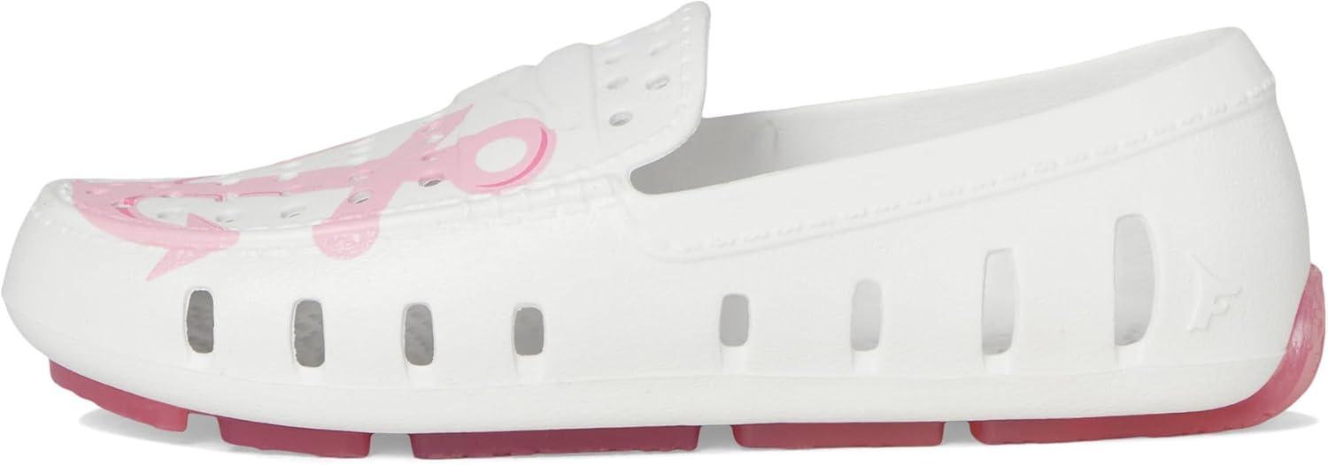 image:imageFloafers UnisexChild Prodigy Driver Print ToddlerLittle KidBig KidWhiteRose Quartz Anchor