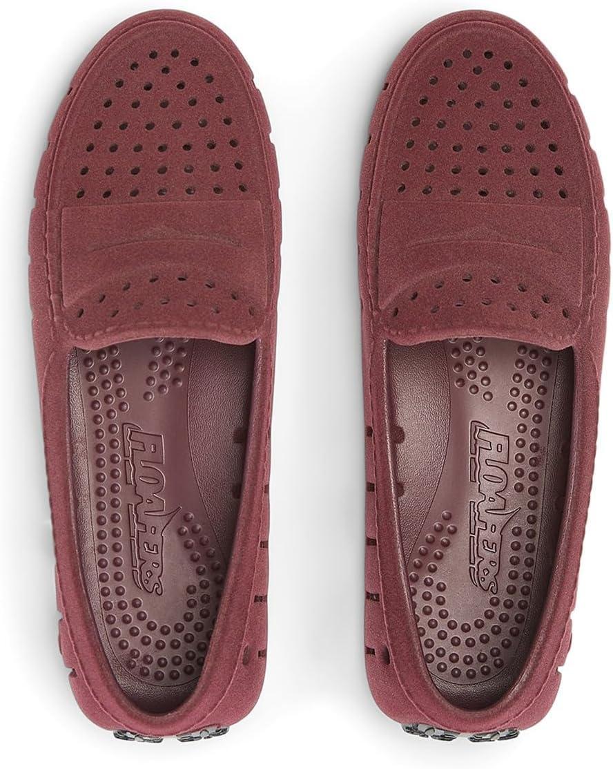 image:imageFloafers Womens Posh Driver Faux SuedeBurgundy Vegan Suede