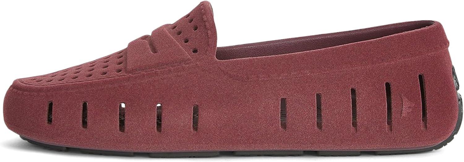 image:imageFloafers Womens Posh Driver Faux SuedeBurgundy Vegan Suede