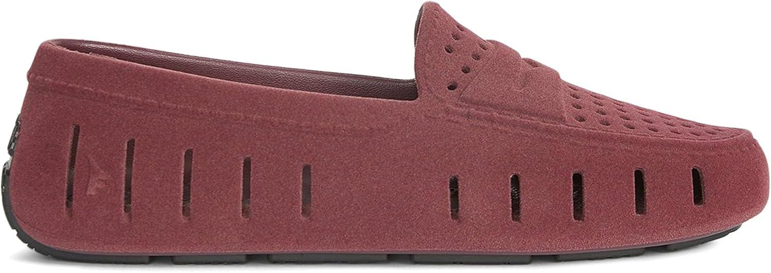 image:imageFloafers Womens Posh Driver Faux SuedeBurgundy Vegan Suede