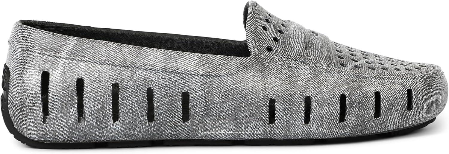 image:imageFloafers Womens Posh Driver PrintBlack Denim