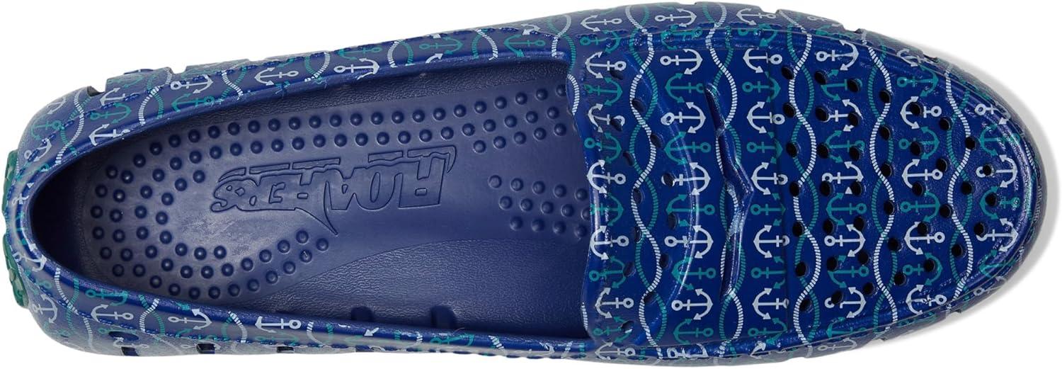 image:imageFloafers Womens Posh Driver PrintBlue Nautical AnchorTeal