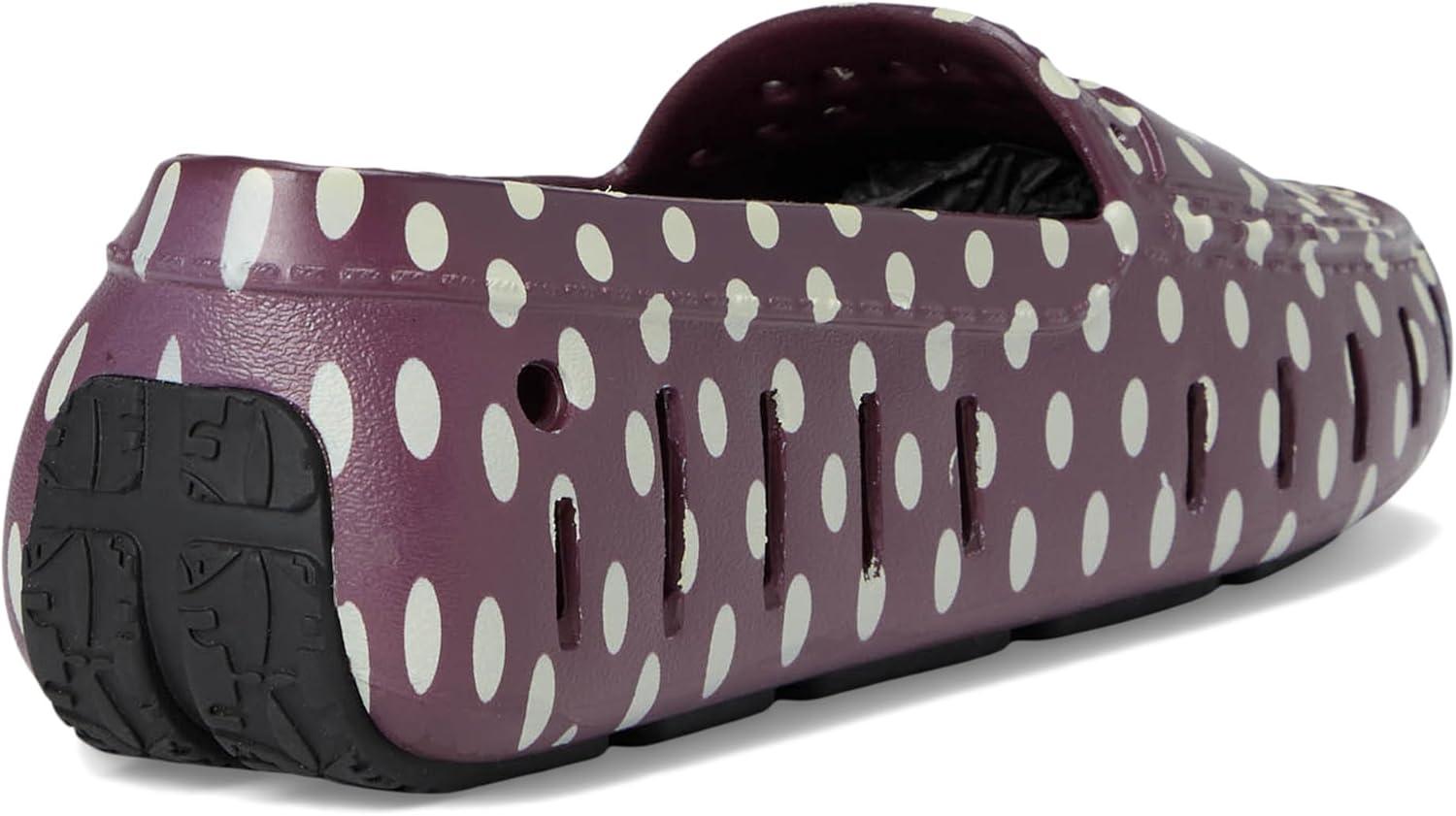 image:imageFloafers Womens Posh Driver PrintBurgundy DotsBlack