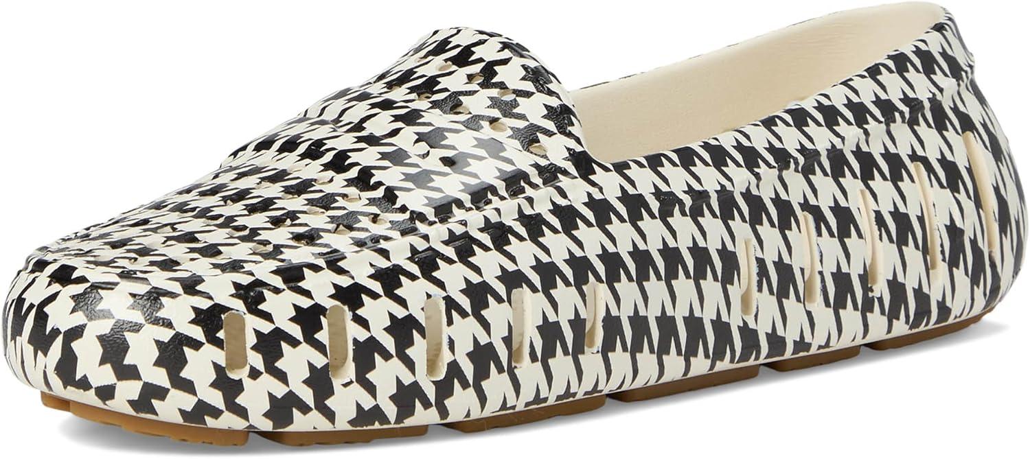image:imageFloafers Womens Posh Driver PrintCream Black Houndstooth