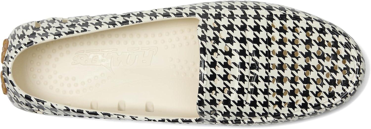 image:imageFloafers Womens Posh Driver PrintCream Black Houndstooth